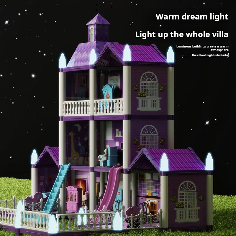 DIY Doll Houses Girls Castle A - Kids Education Images 评论和价格