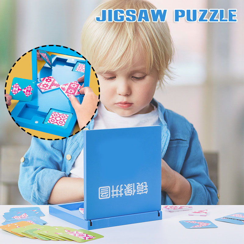 Mirror Image Puzzle Wooden Jig - Kids Education Images 评论和价格