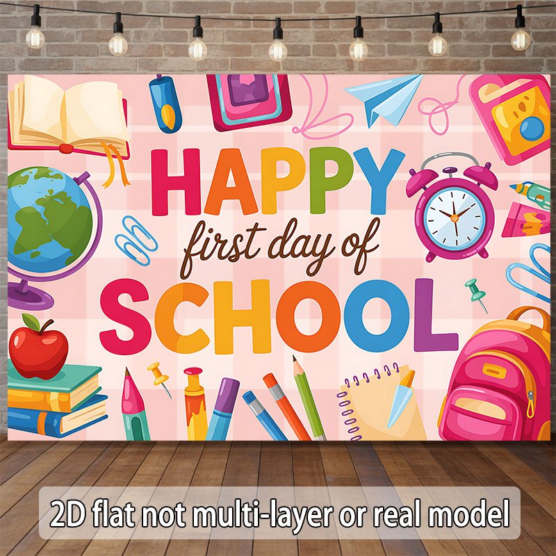 Back to School Wall Tapestry H - Happy Kids Education 评论和价格
