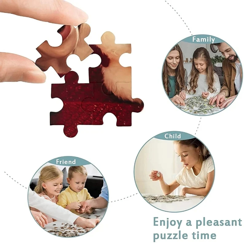 500/1000 Pieces Jigsaw Puzzle  - Kids Education Images 评论和价格