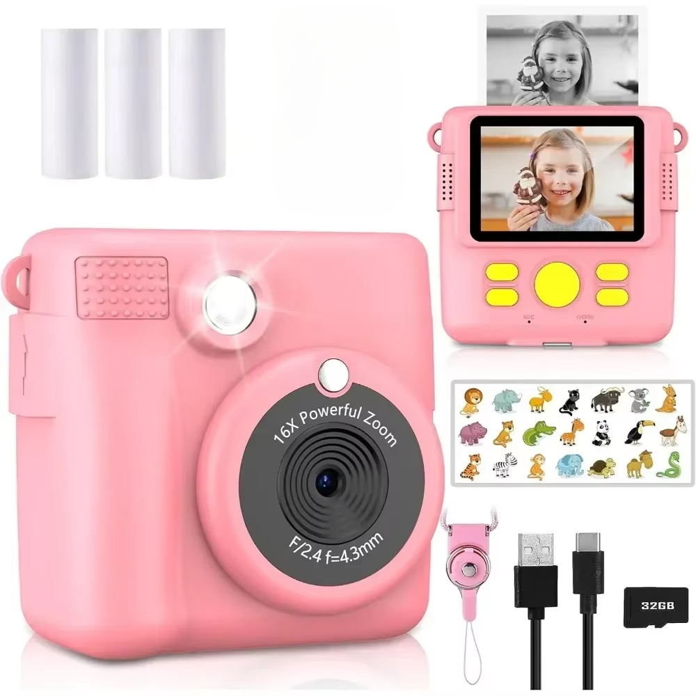 Instant Print Camera for Kids, - Kids Education Images 评论和价格