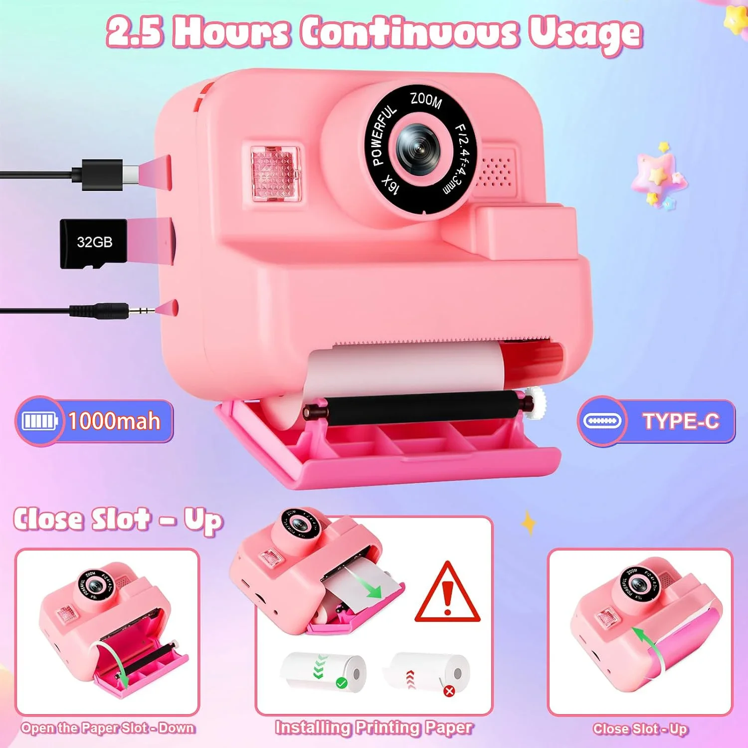 Digital Children Camera, Insta - Kids Education Images 评论和价格