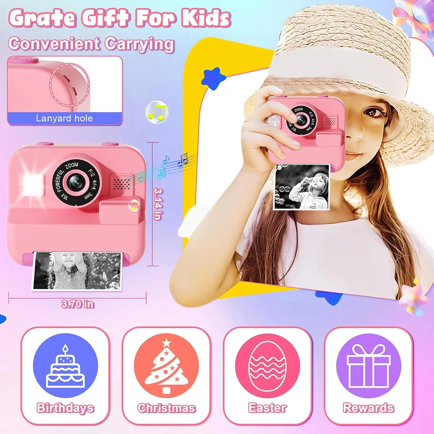 Digital Children Camera, Insta - Kids Education Images 评论和价格
