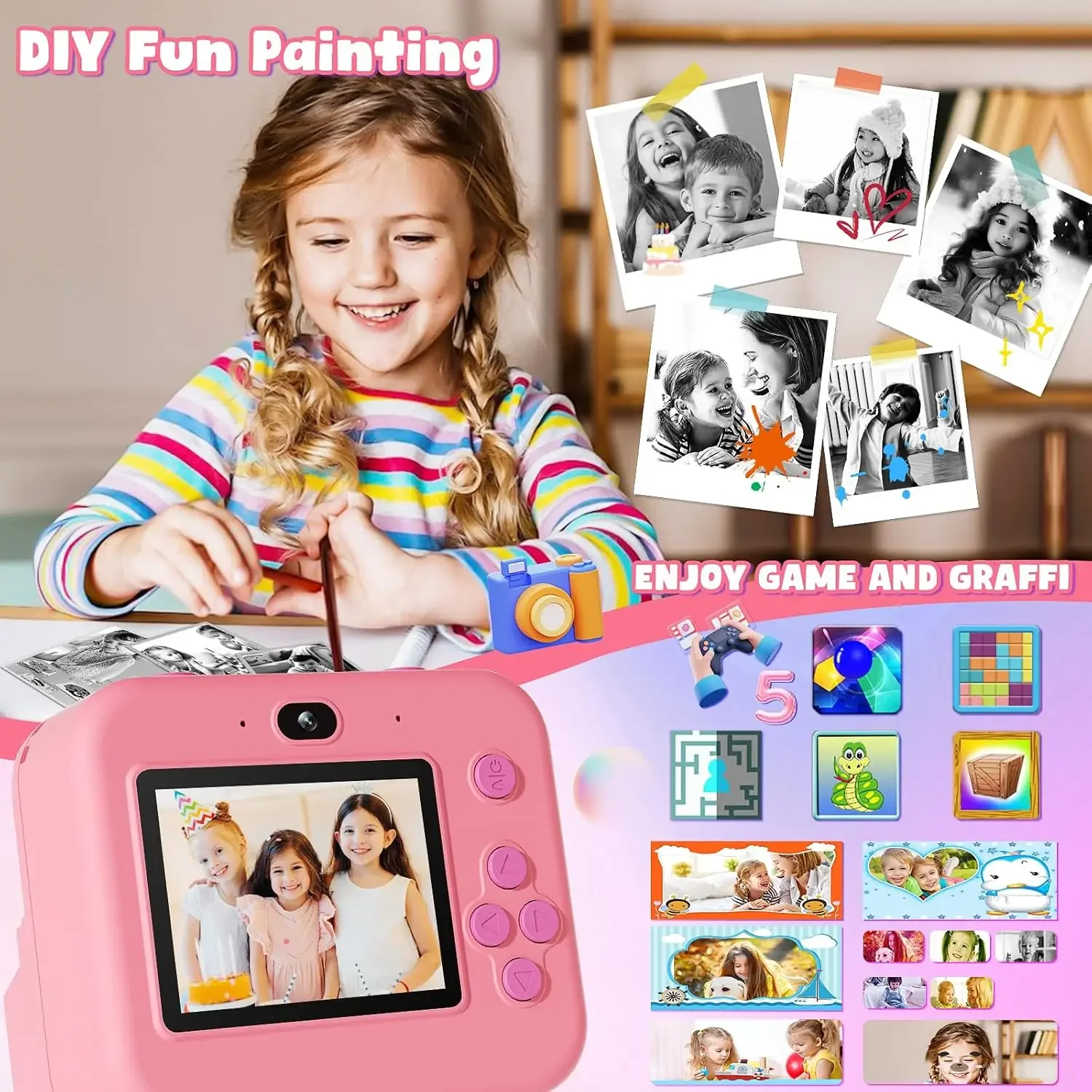Digital Children Camera, Insta - Kids Education Images 评论和价格