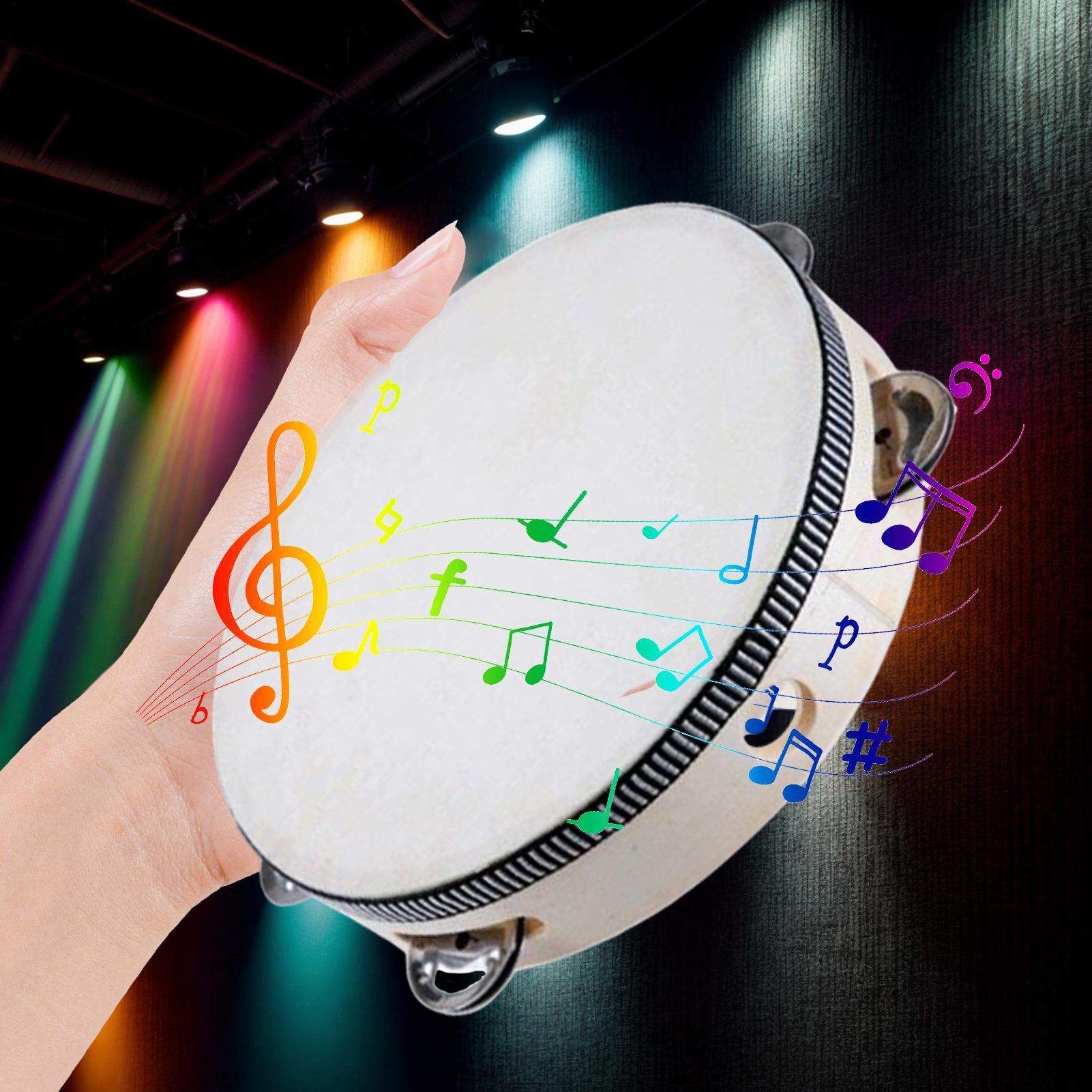 Tambourine For Kids 6 Inch Han - Kids Education Recreation 评论和价格