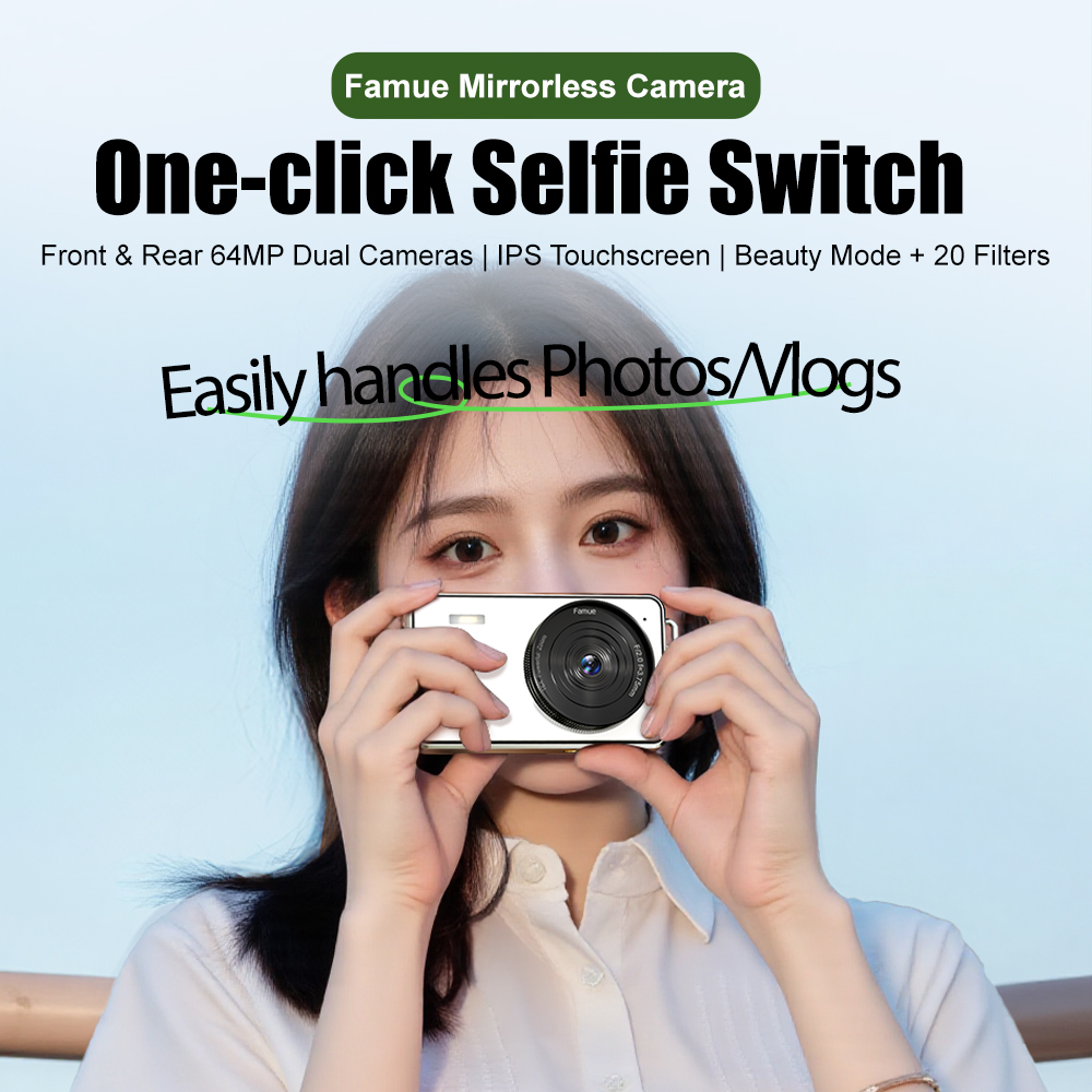 4K Digital Camera for Home Bea - Kids Education Images 评论和价格