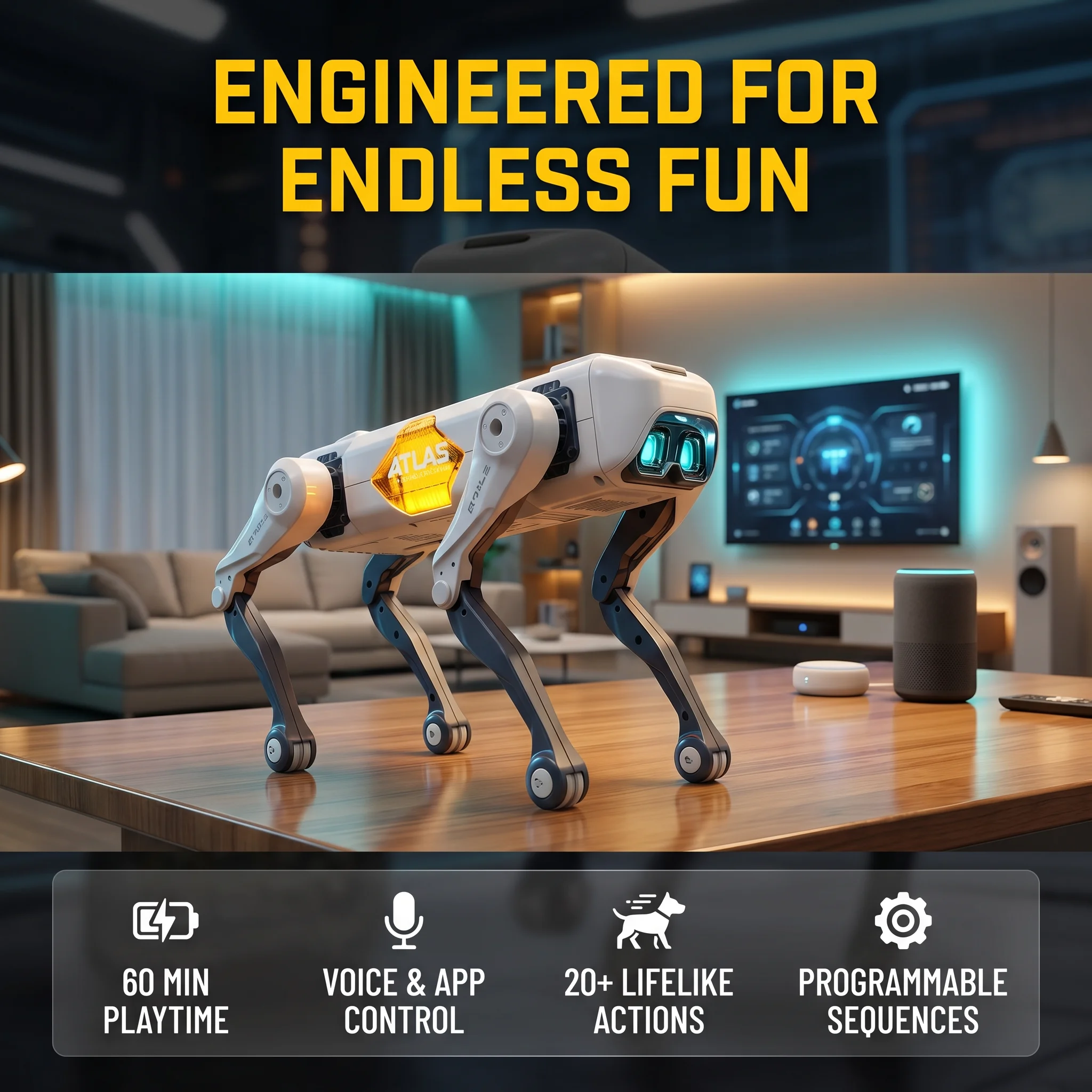 AI Smart Robot Dog, Voice & AP - Kids Education Product 评论和价格